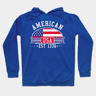 AMERICAN BADGE BLUE Hoodie